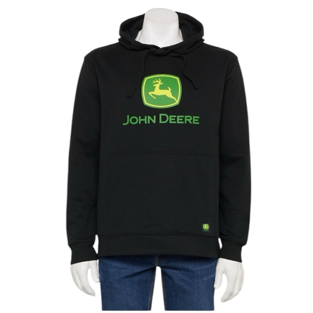 John Deere Core Graphic Logo Hoodie Black- Size XXL